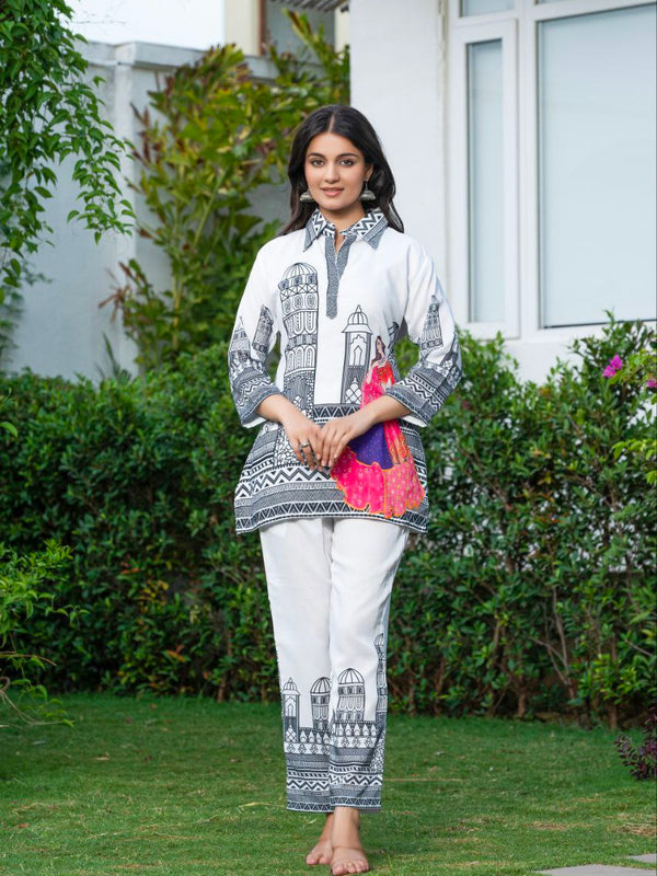 Printed Cityscape Co-ord Sets