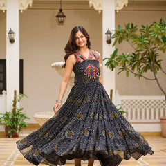 Navratri Special Gamathi Work Lehenga