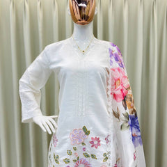 Elegant Embroidery Farsi Salwar Dresses