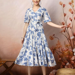Beautiful Printed maxi Gown