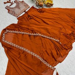 Moti & Sequence Work Lehenga