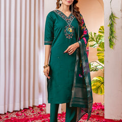 Marina Viscose Silk Embroidered Dresses
