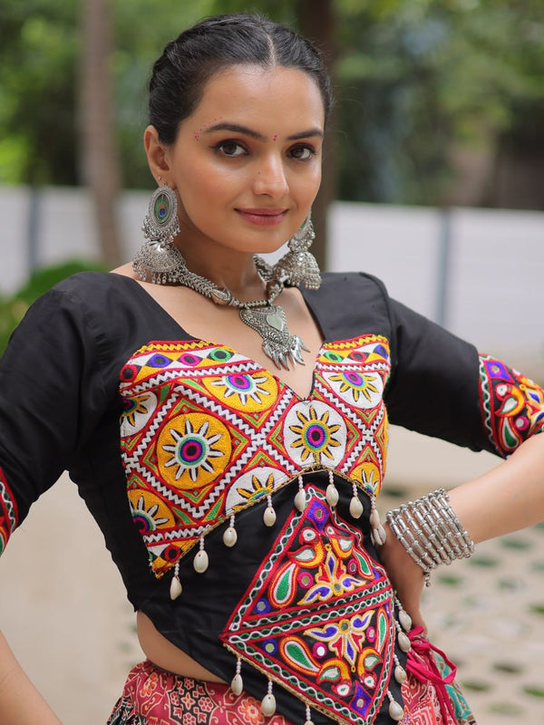 Gamthi Glam Multicolour Lehenga