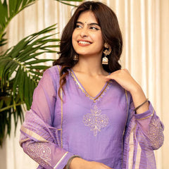 Festive Flare: Mul Chanderi Anarkali Dresses