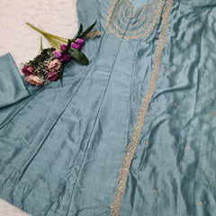 New Anarkali Kurta Set with Pant and Dupatta