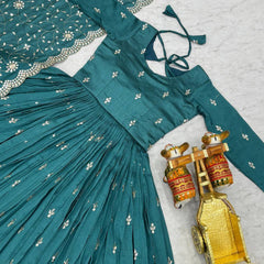 Adorable Vichitra Silk Lehenga