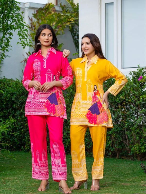 Printed Cityscape Co-ord Sets