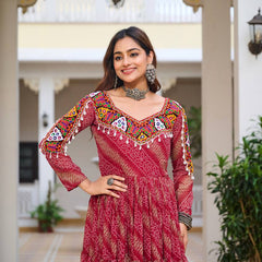 Navratri Special Gamathi Work Lehenga