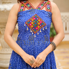 Navratri Special Gamathi Work Lehenga