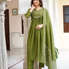 Anarkali Kurta Dresses with Malmal Dupatta