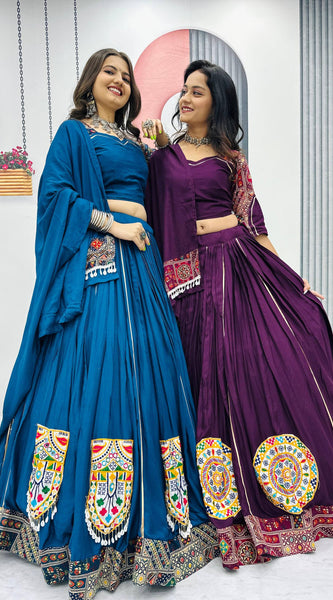 Festive Cotton Lehenga Choli