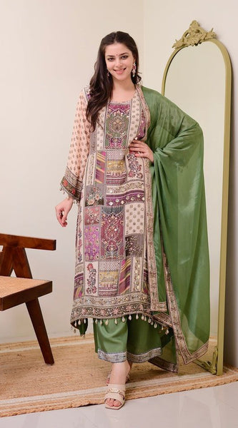 Jasood Full Anarkali Kodi Round Set Dresses