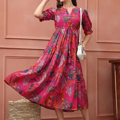 Beautiful Printed maxi Gown