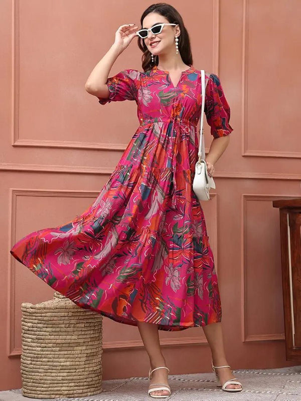 Beautiful Printed maxi Gown