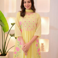 Graceful Parampara Silk Embroidered Dresses