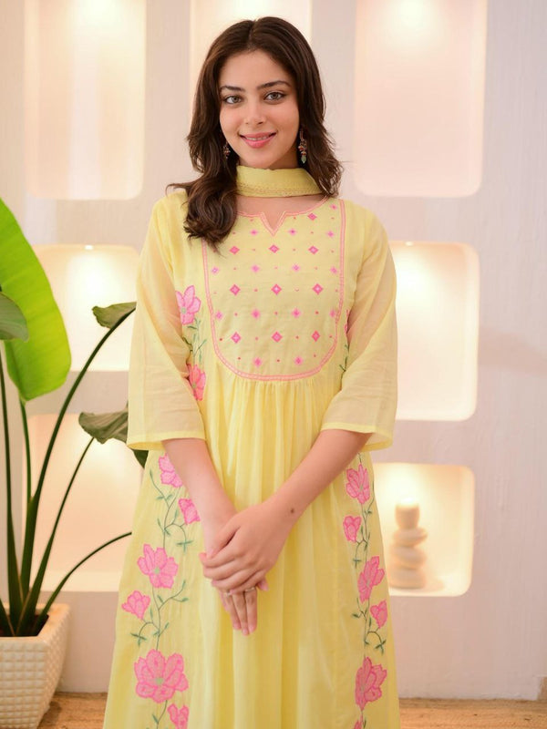 Graceful Parampara Silk Embroidered Dresses
