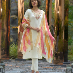 Embroidered Vatican Silk Dresses