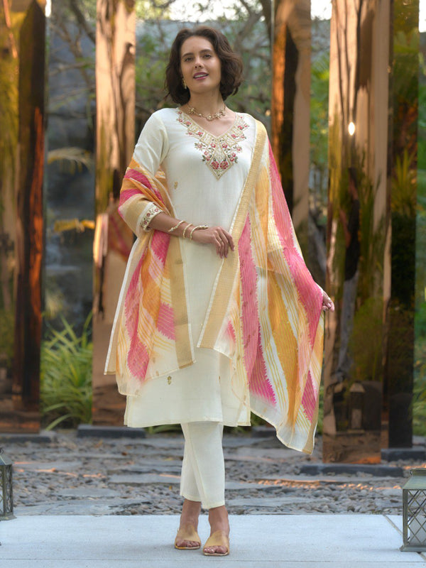 Embroidered Vatican Silk Dresses