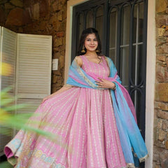 Silken Petals Lehenga