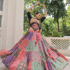 Gamthi Glam Multicolour Lehenga