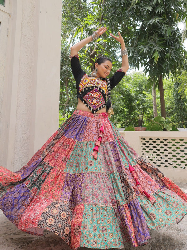 Gamthi Glam Multicolour Lehenga