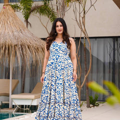 Digital Print Designer Gown