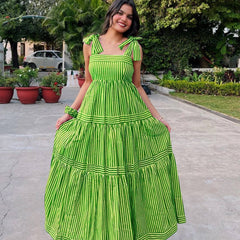 Rayon Printed Gown