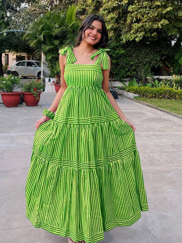 Rayon Printed Gown