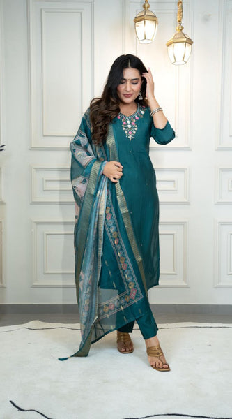 Luxe Silk & Chanderi Blend Dresses