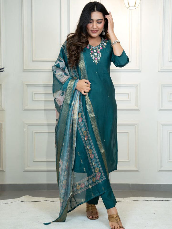 Luxe Silk & Chanderi Blend Dresses