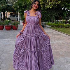 Rayon Printed Gown