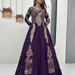 Vichitra Crop Top with Shrug Lehenga