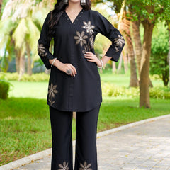 Multi-Thread Embroidered Festive Co-Ord Sets