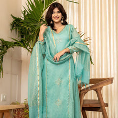 Festive Flare: Mul Chanderi Anarkali Dresses