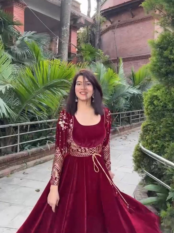 Premium Velvet Koti Lehenga