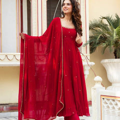 Faux Georgette Luxury Lehenga