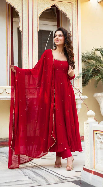 Faux Georgette Luxury Lehenga