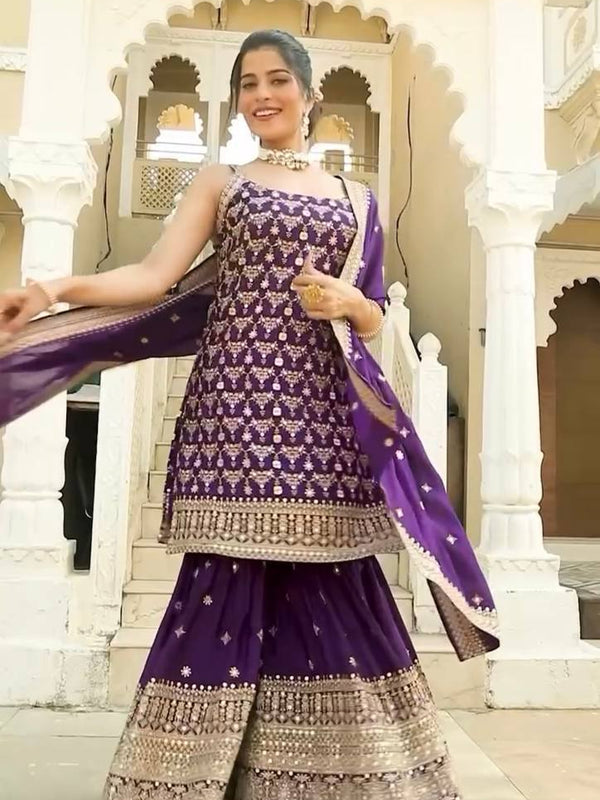 Premium Faux Georgette Indo Western