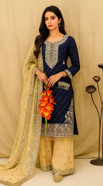 Designer Top-Plazzo Dresses