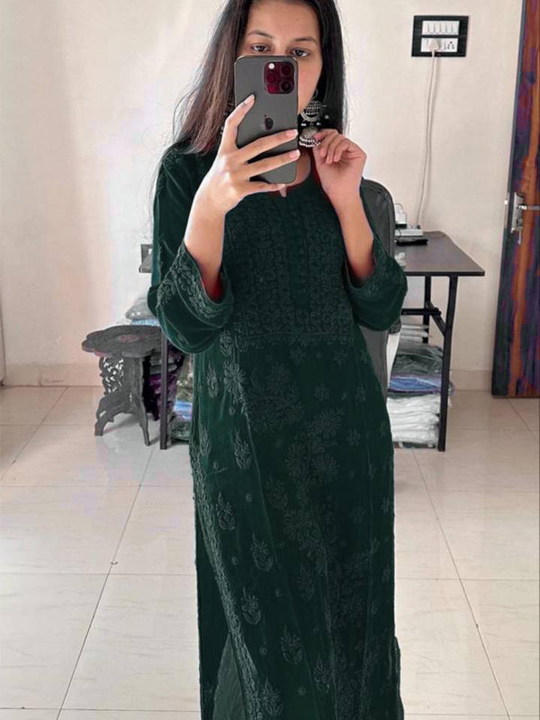 Georgette Embroidered Dresses