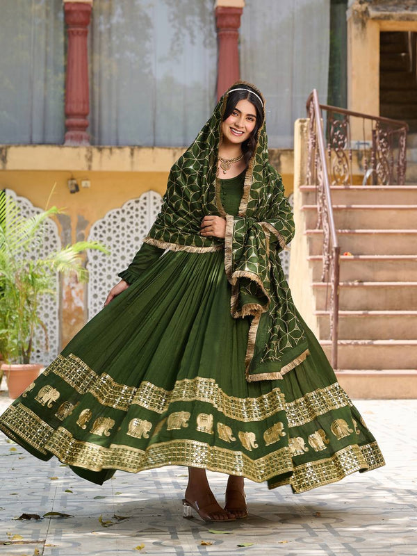 Embroidered Georgette Lehenga