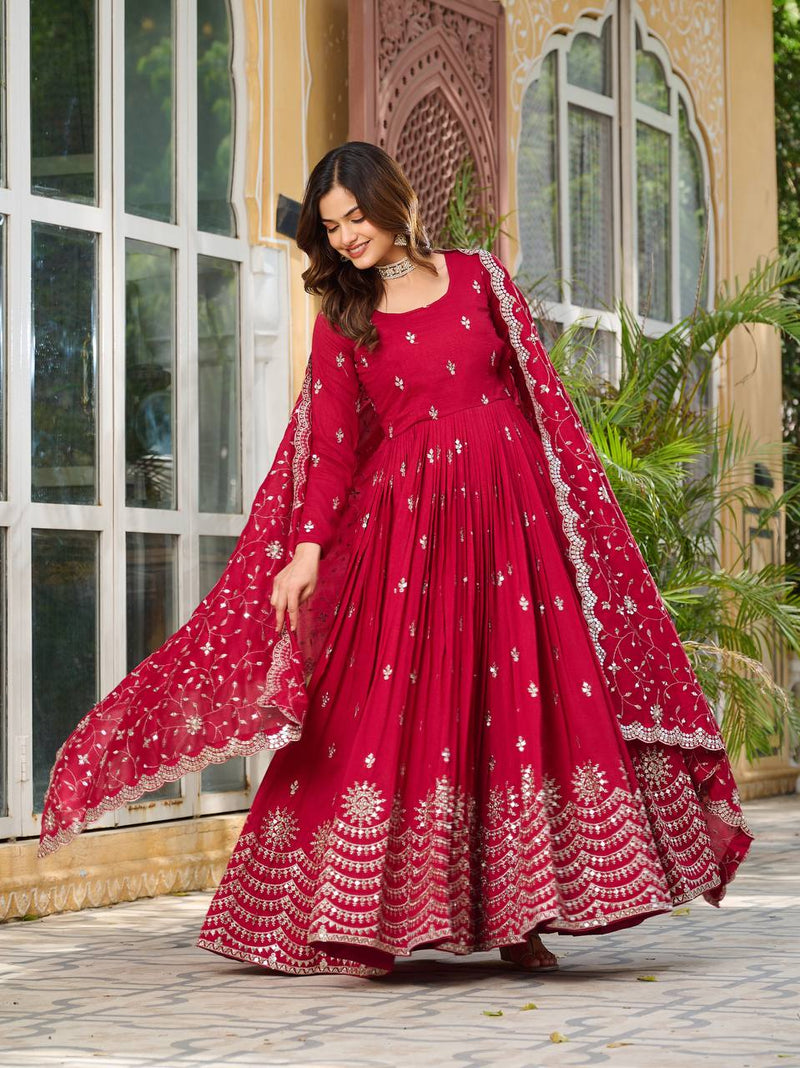 Adorable Vichitra Silk Lehenga