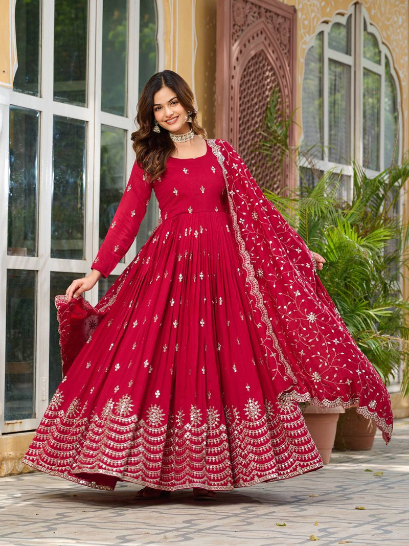 Adorable Vichitra Silk Lehenga