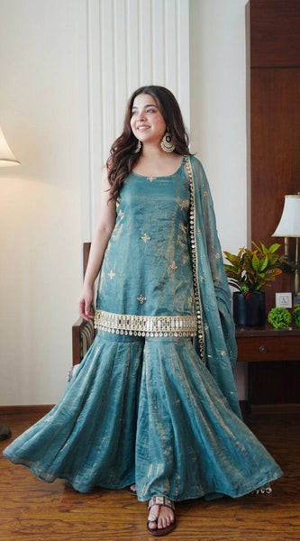 Fendy Silk Sharara Indo Western