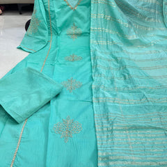 Festive Flare: Mul Chanderi Anarkali Dresses