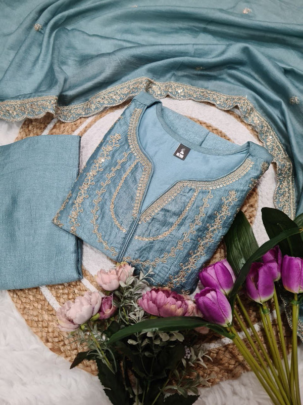 Anarkali Dresses with Pant and Dupatta