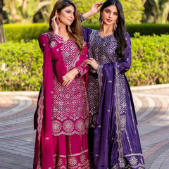 Sequence Embroidery Work Lehenga