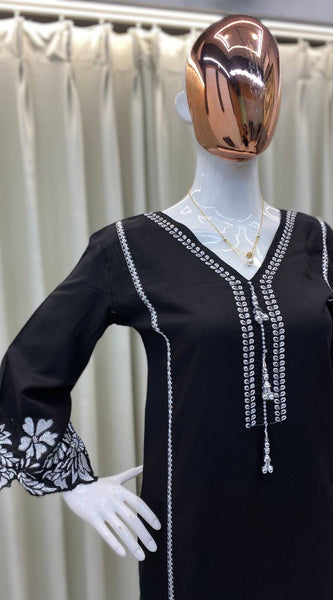 FOR TRENDING RUNNING WEAR CO-ORD SET PAIR WITH BEAUTIFUL EMBROIDERY WORK