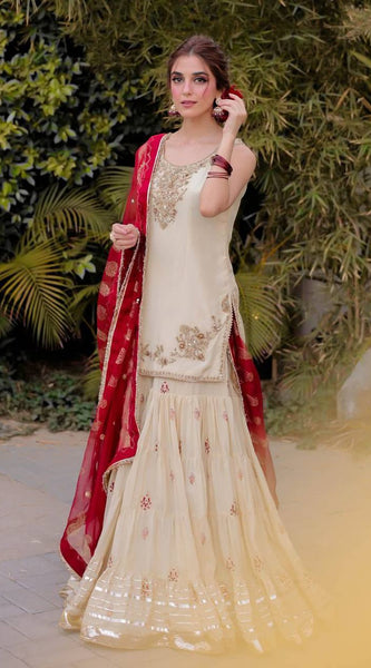 Chinon Sharara Suit Indo Western