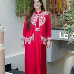 Embroidery Work 3-Piece Indo Western